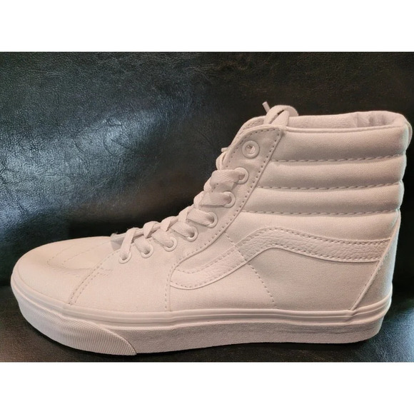 Vans SK8-HI VN000D5I00 True White Skateboarding Men 7.5 Women's 9 - Brand New - Picture 3 of 10